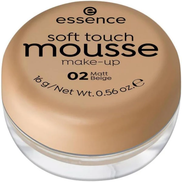 ESSENCE SOFT TOUCH MOUSSE MAKE-UP -16 G (02 MATT BEIGE)