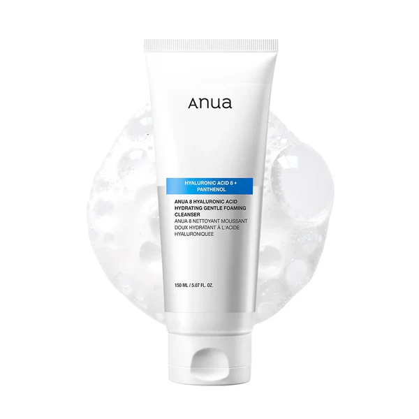 ANUA 8 HYALURONIC ACID HYDRATING GENTLE FOAMING CLEANSER 150ML