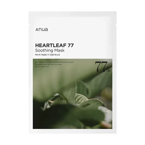 ANUA – HEARTLEAF 77% SOOTHING SHEET MASK [1EA]