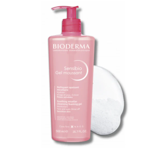 BIODERMA SENSIBIO MICELLAR FOAMING GEL FOR SENSITIVE SKIN 500ML