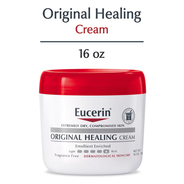 EUCERIN BODY CREAM FOR DRY SKIN – ORIGINAL HEALING FORMULA, 16 OZ