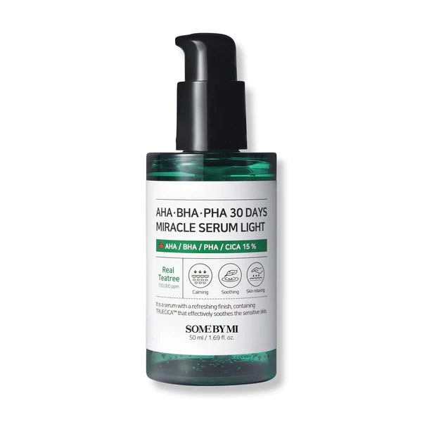 SOME BY MI AHA BHA PHA 30 DAYS MIRACLE SERUM LIGHT, GREEN