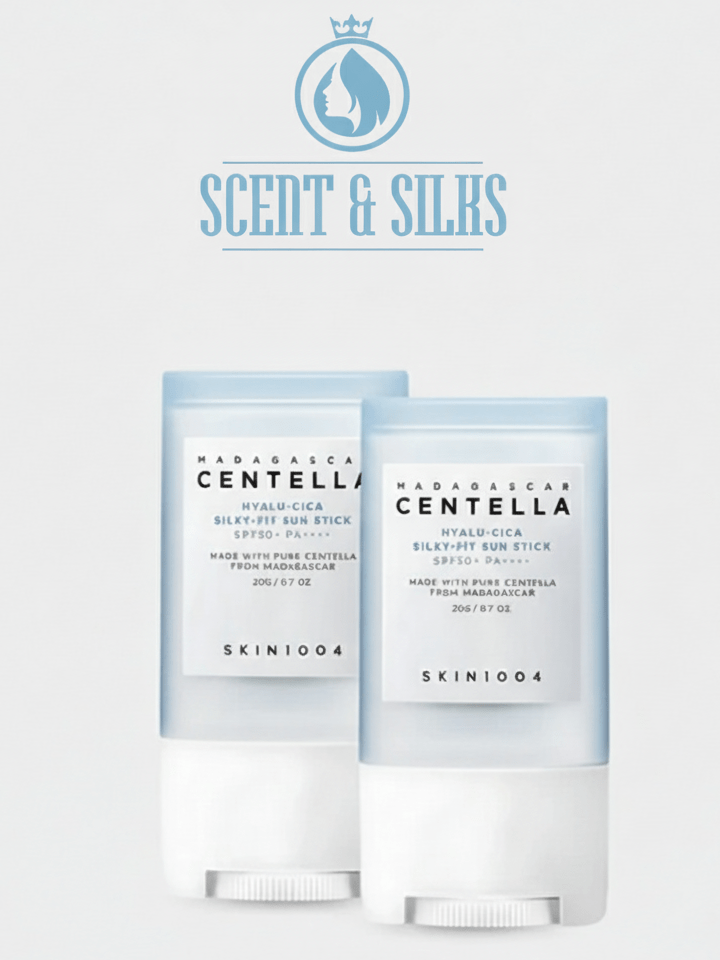 PACK OF TWO SKIN1004 CENTELLA HYALU-CICA SILKY-FIT SUN STICK 20G