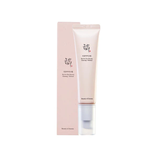 BEAUTY OF JOSEON REVIVE EYE SERUM  GINSENG + RETINAL 30ML  PINK 1 FL OZ