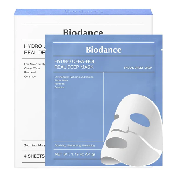 BIODANCE HYDRO CERA-NOL REAL DEEP MASK (4EA)