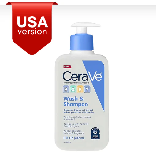 CERAVE BABY WASH & SHAMPOO 473 ML
