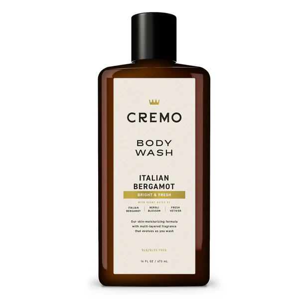 CREMO RICH-LATHERING ITALIAN BERGAMOT BODY WASH 473 ML