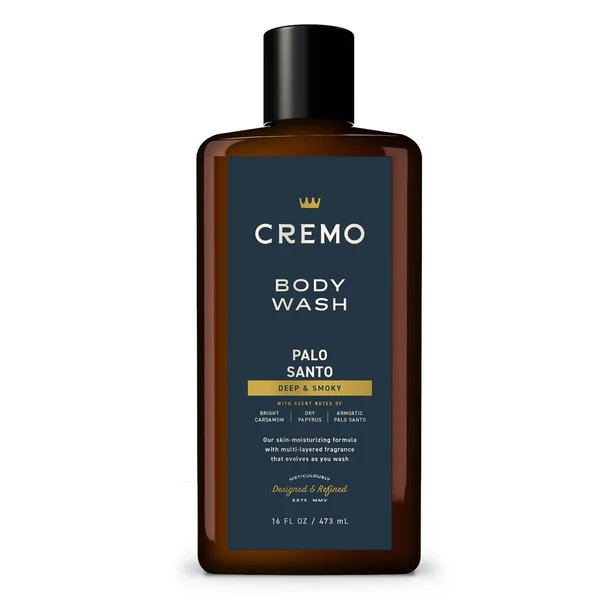 CREMO RICH-LATHERING PALO SANTO BODY WASH 473 ML