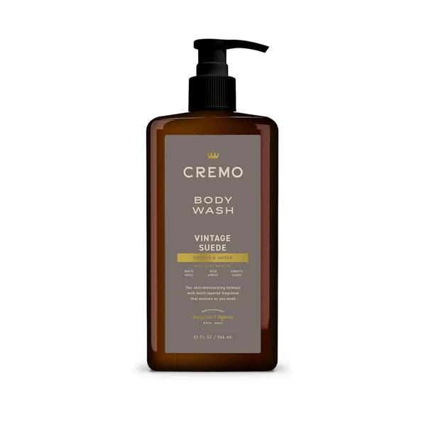 CREMO VINTAGE SUEDE BODY WASH MEN 946 ML