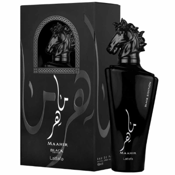 LATTAFA MAAHIR BLACK EDITION UNISEX EAU DE PARFUM 100ML