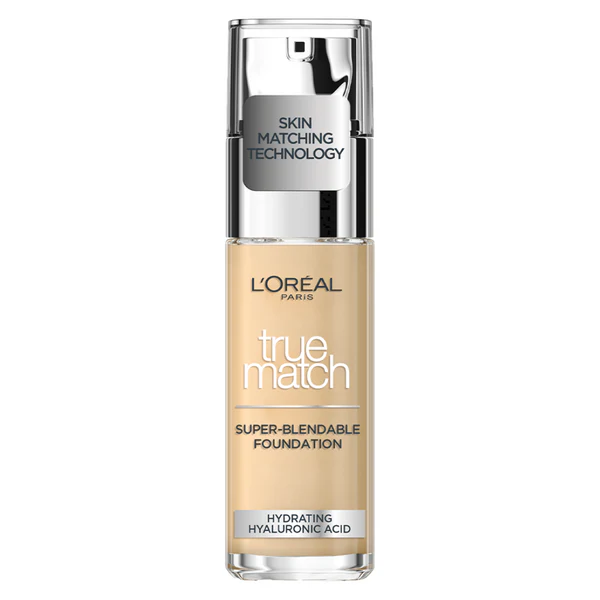 LOREAL PARIS TRUE MATCH SUPER-BLENDABLE FOUNDATION MEDIUM (1D/1W GOLDEN IVORY)