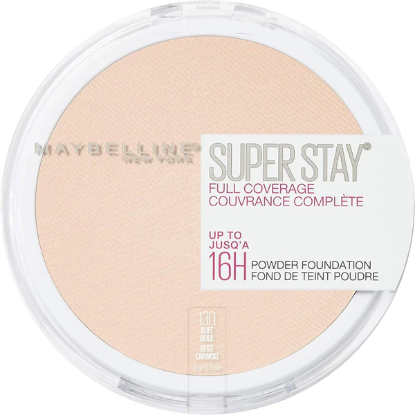 MAYBELLINE SUPER STAY FULL COVERAGE PRESSED POWDER FOUNDATION (220 NATURAL BEIGE)
