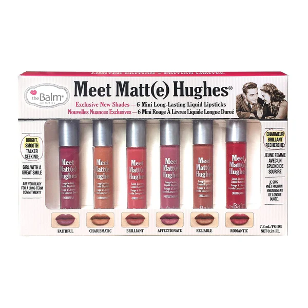 THE BALM MINI MATTE LIP KIT – 6 SHADES OF PERFECTION