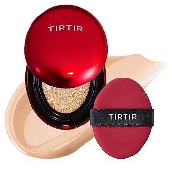 TIRTIR FOUNDATION MASK FIT RED CUSHION (32 SHADES) 0.63OZ (MINI CUSHION 21N IVORY)
