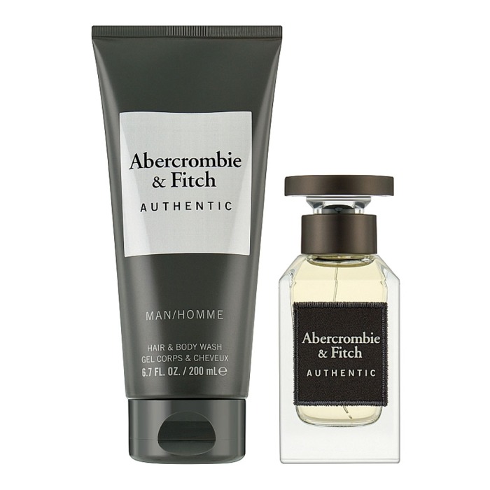 Abercrombie & Fitch Authentic Men Set Eau De Toilette 50ml+ Hair & Body Wash 200ml
