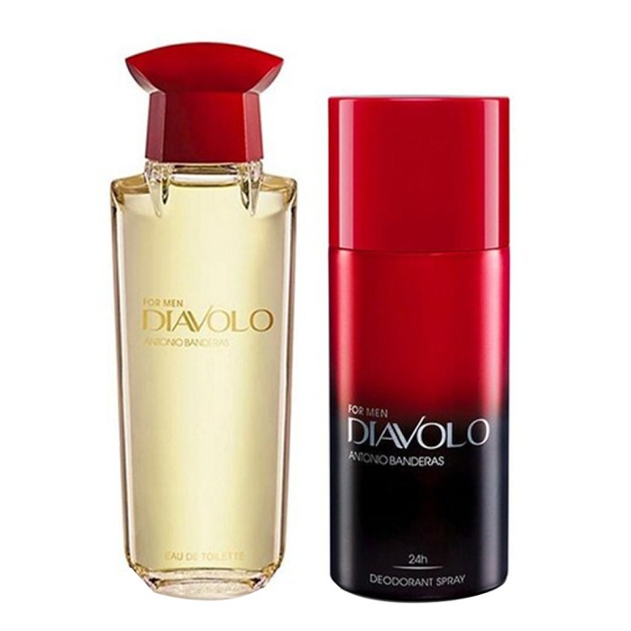 ANTONIO BANDERAS DIAVOLO FOR MEN SET EAU DE TOILETTE 100ML + DEODORANT SPRAY 150ML
