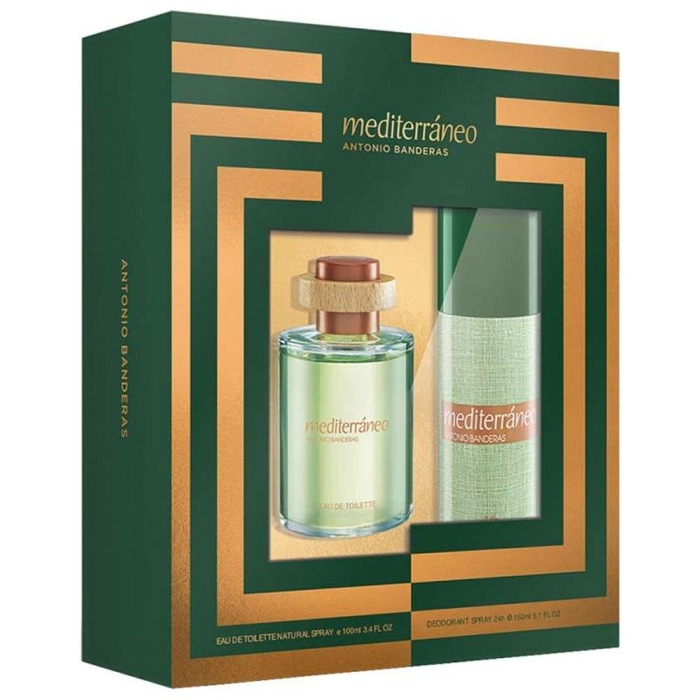 ANTONIO BANDERAS MEDITERRANEO FOR MEN – EAU DE TOILETTE 100ML + DEODORANT 150ML