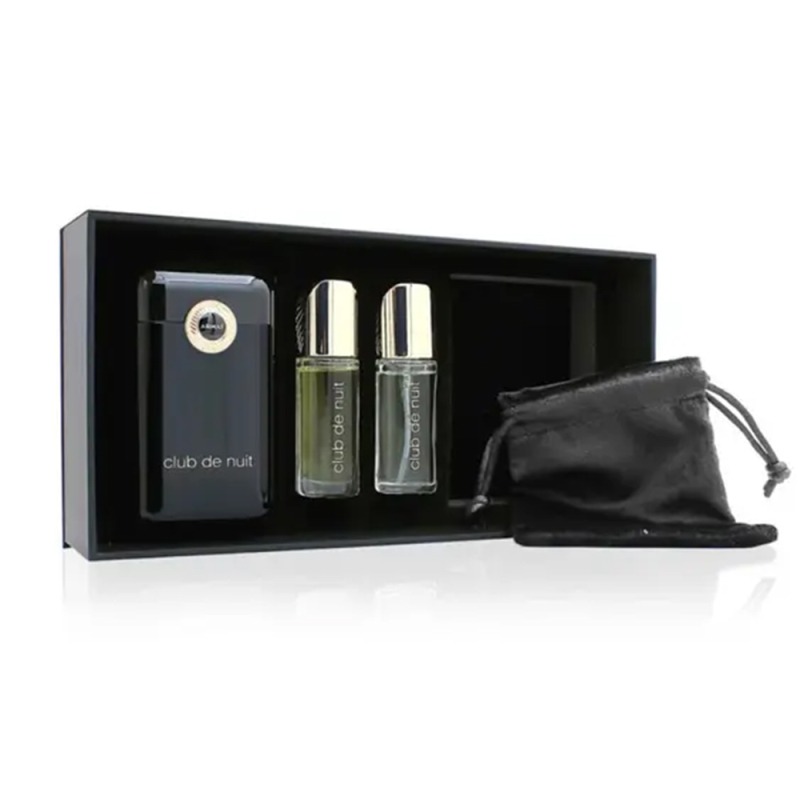 ARMAF CLUB DE NUIT WOMAN SET EXTRAIT DE PARFUM 70ML + BODY SPRAY 50ML + HAND CREAM 50ML + POUCH