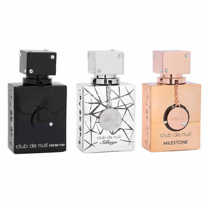 ARMAF CLUB DE NUIT (M) SET EDP 3 X 30ML (INTENSE MAN + SILLAGE + MILESTONE)