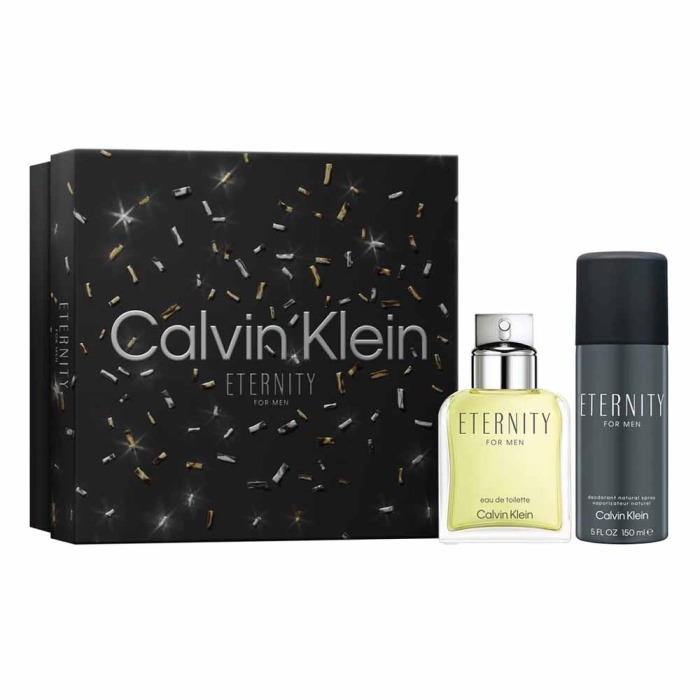 CALVIN KLEIN ETERNITY FOR MEN SET EDT 100ML + DEODORANT SPRAY 150ML