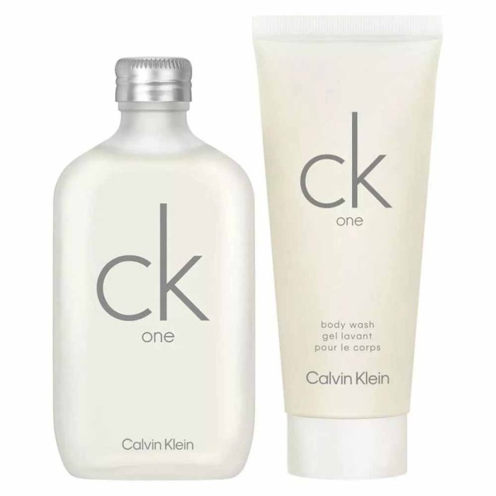 CALVIN KLEIN CK ONE UNISEX SET EDT 100ML + BODY WASH 100ML (NEW PACK)