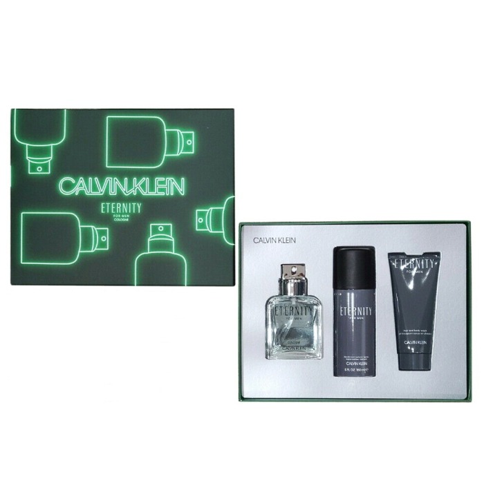 CALVIN KLEIN ETERNITY COLOGNE FOR MEN SET EAU DE TOILETTE 100ML + SHOWER GEL 100ML + DEODORANT 150ML