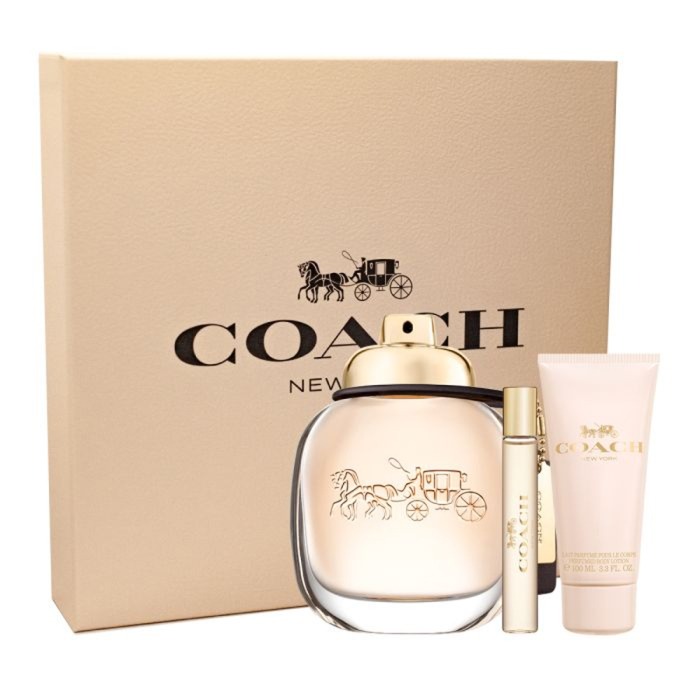 COACH FOR WOMEN SET EDP 90ML + EDP 7.5ML + BL 100ML