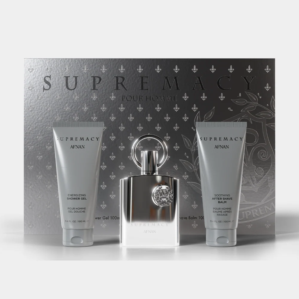 AFNAN GIFT SET SUPREMACY SILVER EAU DE PARFUM 100 ML
